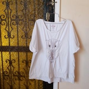 Style & Co Owl Sweatshirt